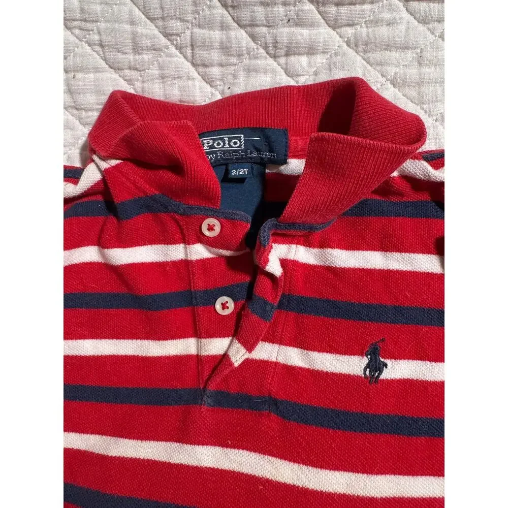 Ralph Lauren Little Boys LOT 5 Polo Shirts 2T/3T